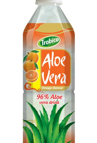 Aloe vera orange flavor pet bottle 500ml